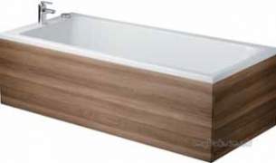 Ideal Standard Sottini Baths and Panels -  Ideal Standard Sottini Fn End Pnl 700 Blk Gls Iws