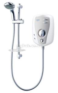 Triton Electric Showers -  Triton T100xr Shower 8.5 Kw White Chrome Plated