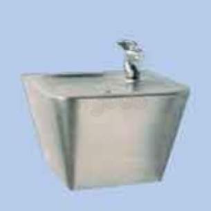 Twyfords Commercial Sanitaryware -  Ss8001 Wall Mounted Drinking Fountain Ss Ss8001ss