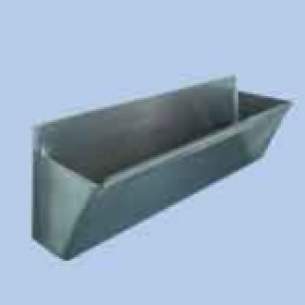 Twyfords Commercial Sanitaryware -  Vecta Ss9121 1500mm Scrub-up Trough Ss Ss9121ss