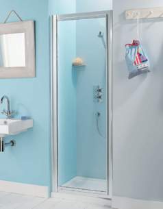Advanced Showers Cubicles and Enclosures -  Advanced Showers 7140 900mm Pivot Dr Wht
