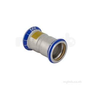 Mapress Stainless Steel Fittings -  Mps Ss Gas 34111 Slip Coupling 28