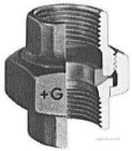 Georg Fischer Black Malleable Small -  Gf-342 Union -blk 1/2