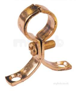 Lawtons Brass Rings -  Screw On Bracket - Brass - Pressed 54mm