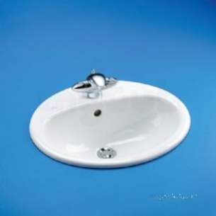 Ideal Standard Luxury -  Ideal Standard Tempo E6570 530mm Two Tap Holes Countertop Basin Wh