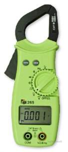 Test Products International Detectors -  Tpi 265 Clamp On Meter Digital