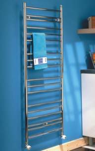 The Radiator Company Towel Warmers and Decorative Rads -  The Radiator Company Iris 1295x520 Stainless Steel