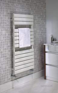 The Radiator Company Towel Warmers and Decorative Rads -  Tornado Towel Rail Single 720 X 746 White