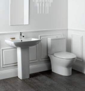 Eastbrook Sanitary Ware -  56.0001 Ultima Basin 590mm One Tap Hole White