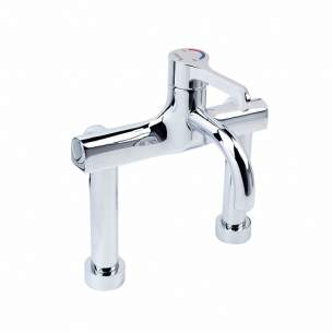 Twyfords Commercial Brassware -  Sola Thermo Surgeons Mix D/mt Det Spout