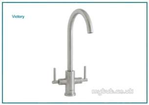 Astracast Brassware -  Victory Tp0702 Twin Lever Monobloc Ss