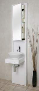 Croydex Bathroom Accessories -  Croydex Tall Vanity Unit 200 X 40 X 48cm Wc990622