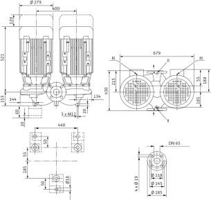 Wilo Ipn dpn Glanded In Line Pumps -  Wilo Verotwin-dpl 65/175-5 5/2 Pump 2121269