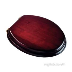 Croydex Bathroom Accessories -  Croydex Solid Wood Toilet Seat Mahoga/ch