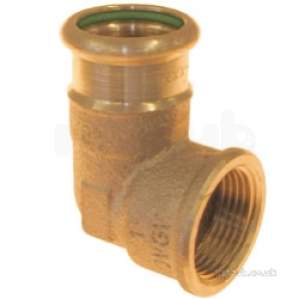 Xpress Copper and Solar Fittings -  Solar Sr14 15x1/2 Press Fem Elbow