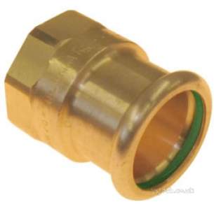 Xpress Copper and Solar Fittings -  Solar Sr2 15x1/2 Press Female Coupling