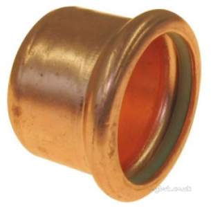 Xpress Copper and Solar Fittings -  Solar Sr61 42mm Press Stop End 38700r