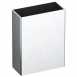 Delabie Wall Mtd Rectangular Bin 38l Polished 304 Stainless Steel