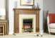 Truro Chrome Electric Suite Golden Oak