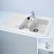 Armitage Shanks Ceramas 860 X 500 X 190mm 1 0b Sink And Drn Wh