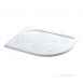 Volente 1000x700 Right Hand Quad Abs Stone Resin Tray White 158.707