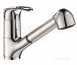 Delabie Mech Sink Mixer Swivel Spout/ret. Spray H105mm Sculpt Lever