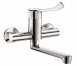 Delabie Wall Mtd Mech Sink Mixer Swivel Spout L200 Lever Offset Std