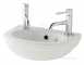 Dura Cloakroom Basin 360mm Two Tap Holes White 26.0011