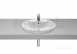 Senso 580mm One Tap Hole In Countertop Basin Wht