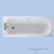 Portia Ii 1700 Two Tap Holes Acr Tg Bath White Po8652wh