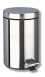 Delabie Round Pedal Bin 3l Polished Stainless Steel