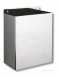 Delabie Wall Mounted Rectangular Bin 13l Polished Stainless Steel