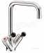 Delabie Single Hole Deck Mtd Mixer 45lpm Swivel Tube Spout 22 L200