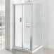 Vantage Easy Clean Bi-fold Door 760mm Silver 69.0112