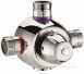 Deva Squvtrit04 Chrome Thermosurehorizontal Cube Triple Lever Shower Valve