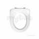 E100 Round Seat Ring Bar Top Fix Hng Wht