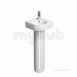 E200 Round Corner Hr Basin 320 One Tap Hole White