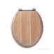 Axis 8065li Toilet Seat Limed Oak Chrome