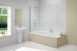 Ionic Curtain Rail Bath Screen Mb5