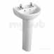 Armitage Shanks Sandringham 21 S0494 Wc And Two Tap Holes Basin Boxed Pk Wh