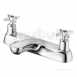 Sandringham 21 B9877 Xtop Two Tap Holes Bath Filler Cp