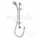 Ideal Standard Moonshadow L7061aa Single Conection 3 Features Shower Kit Chrome Plated