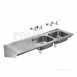 Armitage Shanks Firth Sink 160x45 Pol Ss Left Hand Waste Cover And Hangers