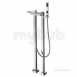 2 Hole B/shower Mixer Plus Shower Kit Floor Mtd