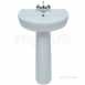 View Ti Vw4221 550mm One Tap Hole Basin White Vw4221wh