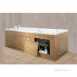 Kingston Light Wood Mdf Bath End Panel Wb685076