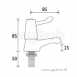 Bristan C/disc Bath Taps Plus 3 Inch Lvrs Pair Cp