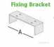 Marley Alutec Coping Fixing Bracket 665mm