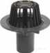 Ci Roof Outlet Med Sump V Spigot F Grate