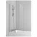 Connect T9924 Radius 80 Bath Screen Sil/clr